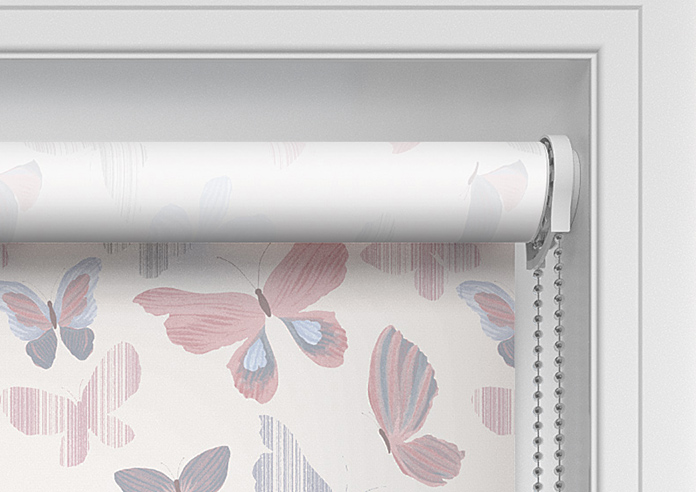 Butterfly, Delicate Pink - Twist&Fit Roller Blind - Image 11